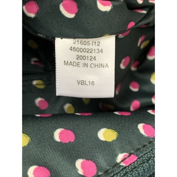 Vera Bradley Green Floral Handbag Purse With Crossbody Strap NWOT - Picture 5 of 6